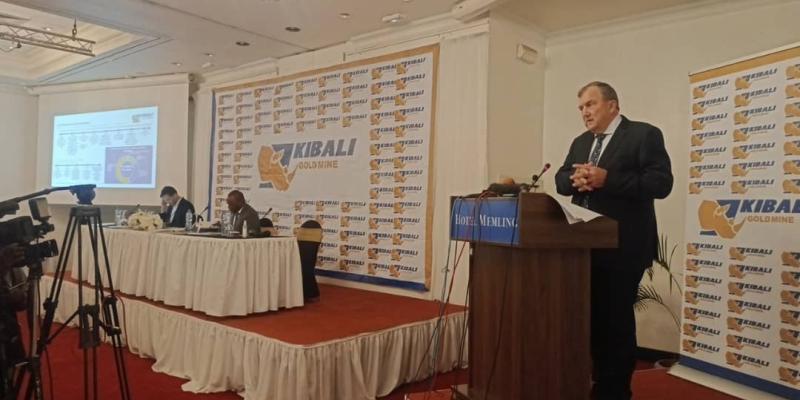 Mark Bristow, PDG de Barrick,  a tenu la 49ème Conférence de presse de Kibali à Kinshasa.