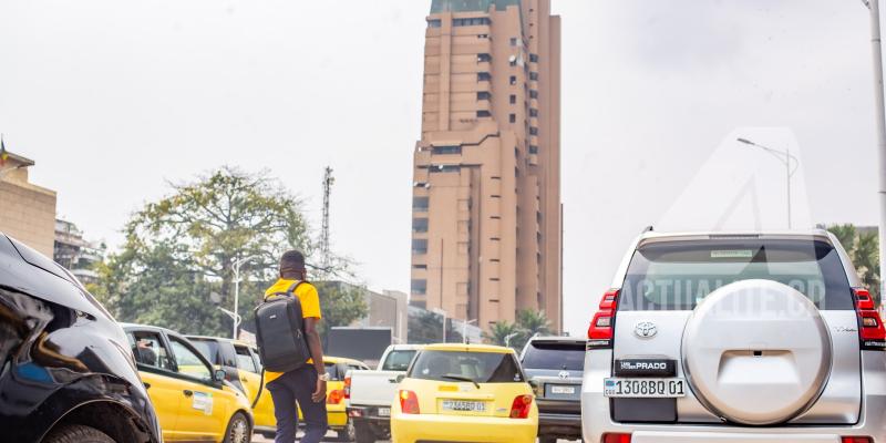 Trafic sur le boulevard du 30 juin à Kinshasa