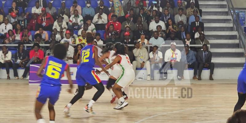 Match de basket-ball. PH. Ivan Kasongo Ndala