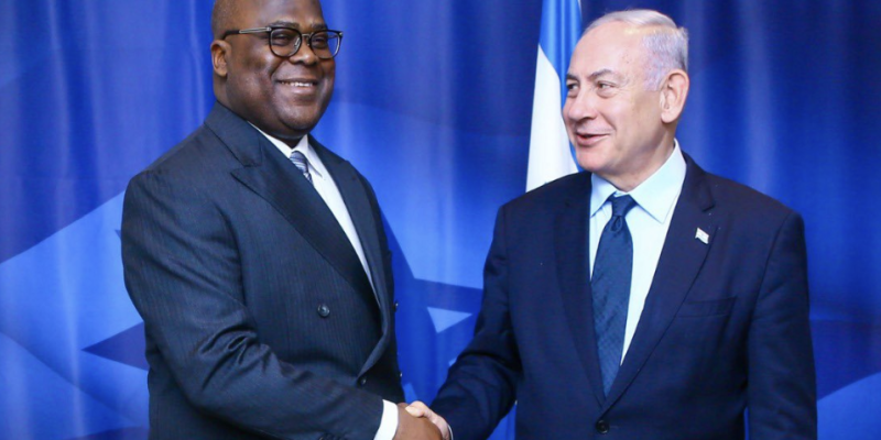 Benjamin Netanyahu et Félix Tshisekedi