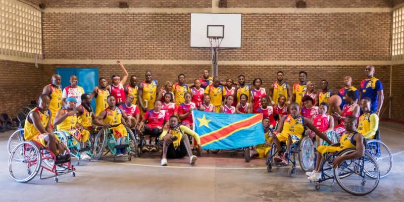 Les Léopards bastketball sur fauteuil 