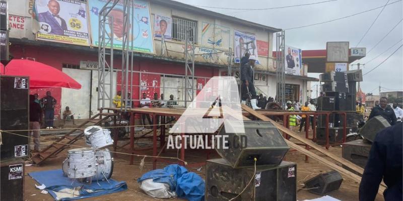 Préparation de l'arrivée de Moise Katumbi à Beni