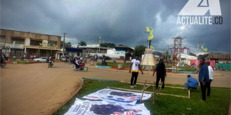 Campagne électorale à Beni