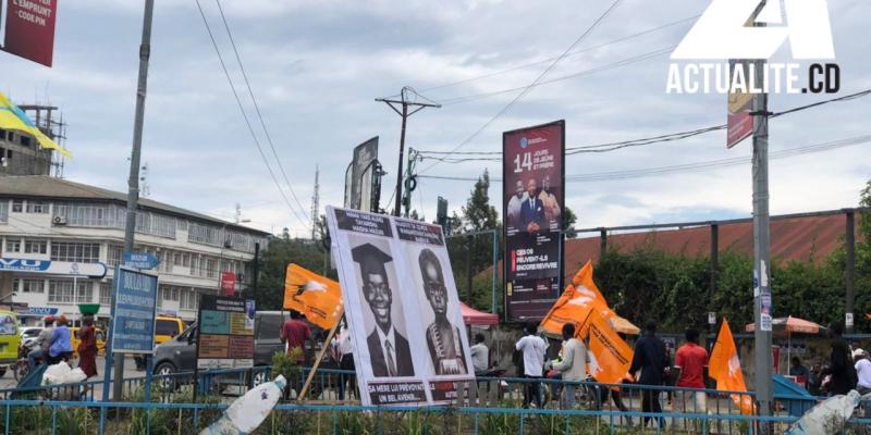 Campagne à l'éctorale à Goma