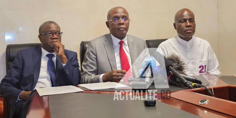 Denis Mukwege, Théodore Ngoy et Martin Fayulu