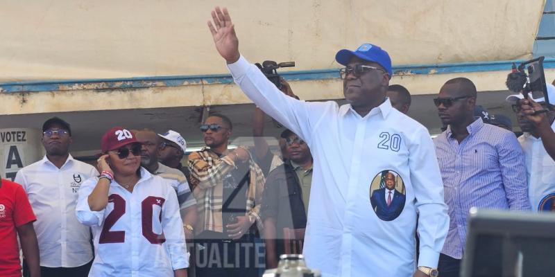 Félix Tshisekedi en campagne électorale 