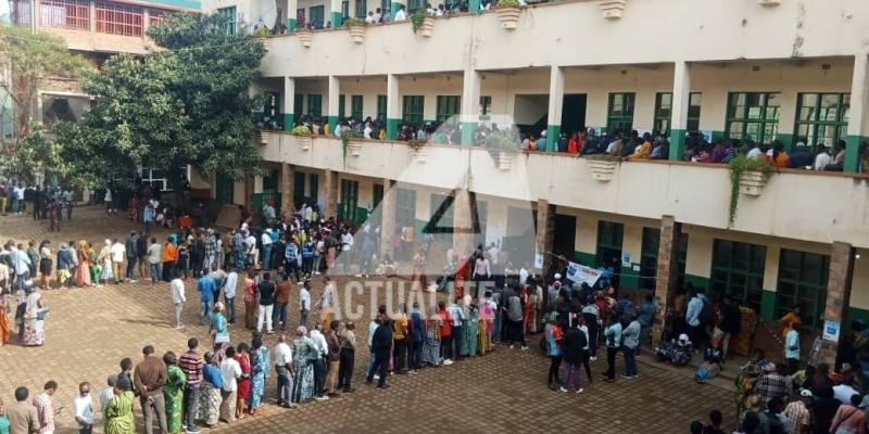 Un centre de vote à Bukavu 