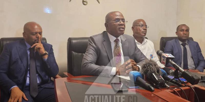 Martin Fayulu, Théodore Ngoy, et Nkema Liloo 