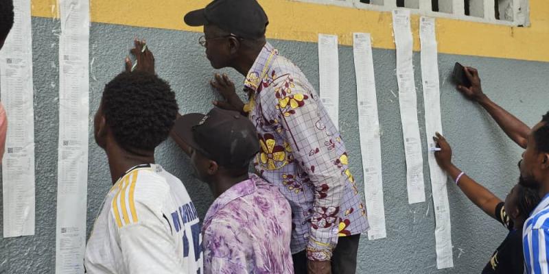 Un centre de vote à Kinshasa