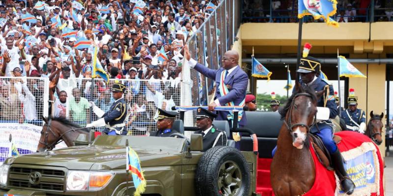 Félix Tshisekedi à la céremonie d'investiture