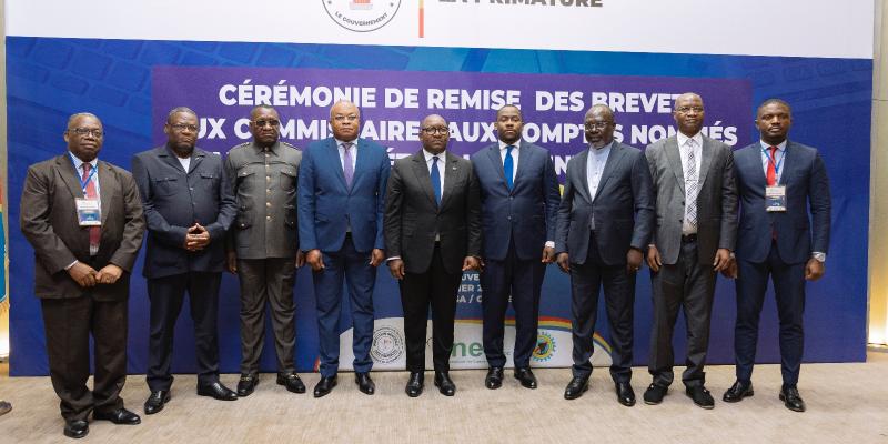 Sama Lukonde et les commissaires aux comptes 