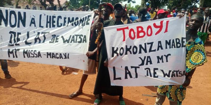 Une manifestation de la société civile de Watsa contre le comité de sécurité du territoire 