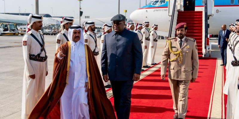 Félix Tshisekedi à Doha