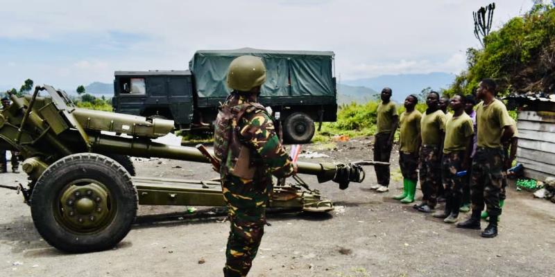 Les soldats tanzaniens de SAMIDRC 