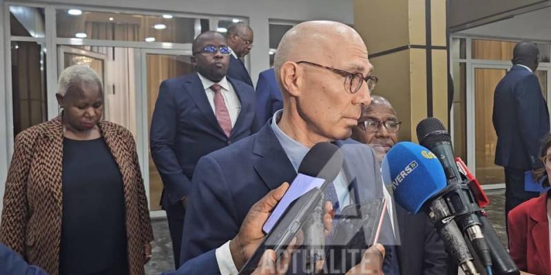 Volker Türk après rencontre avec Félix Tshisekedi