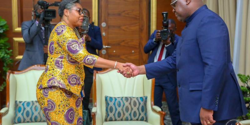 Félix Tshisekedi, président de la République et Judith Suminwa, Première ministre 