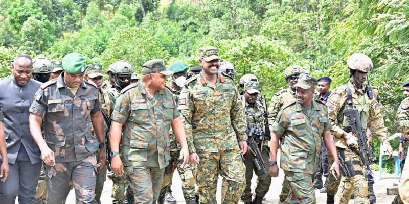 Les chefs des FARDC et UPDF