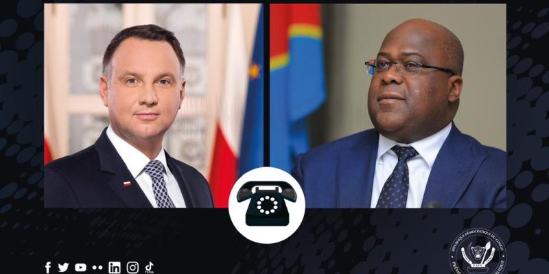 Les Présidents Félix Tshisekedi et Andrzej Duda de la Pologne ont échangé sur la paix et le développement en RDC