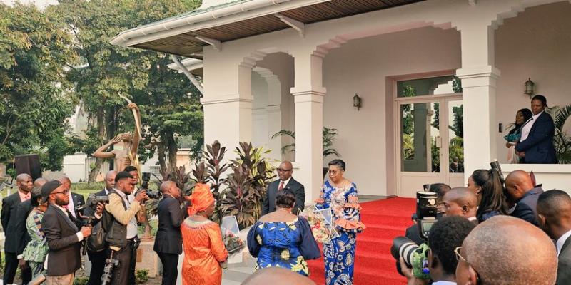 Remise et reprise Sama Lukonde et Judith Suminwa 