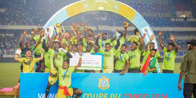 As vclub lors du sacre à la Coupe du Congo 2024