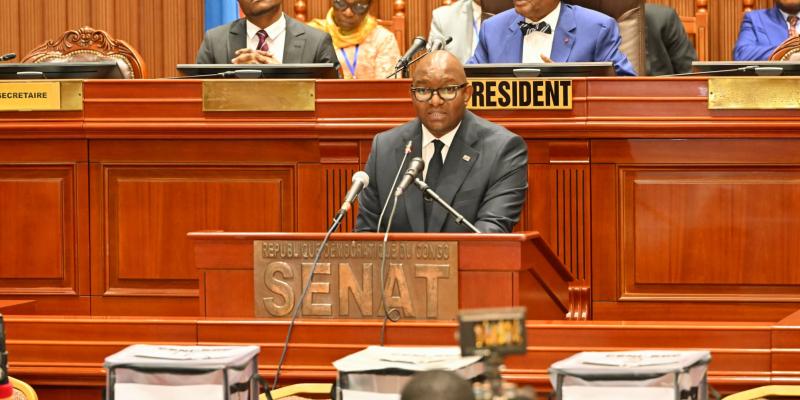 Sama Lukonde au Sénat 