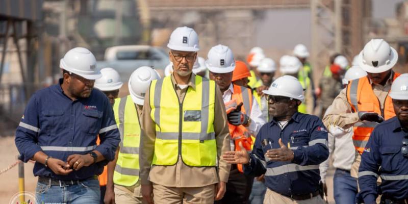 Le ministre des Mines dans les installations de Kamoa Copper