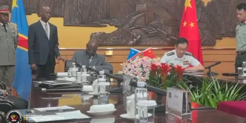 La RDC et la Chine signent un accord de coopération militaire pour renforcer les FARDC