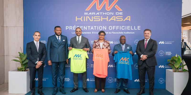 A la cérémonie officielle de présentation du premier marathon international de la RDC