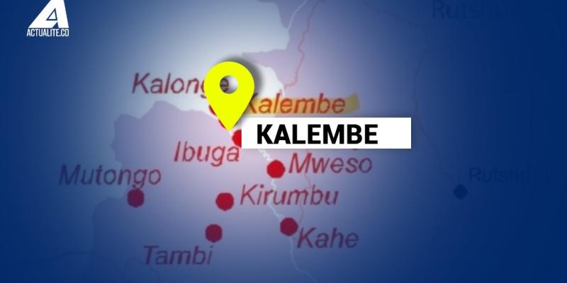 Kalembe sur la carte du Nord-Kivu