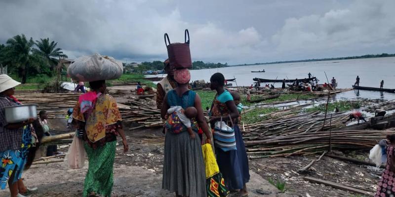 En pleine ville de Mbandaka, chef-lieu de l'Equateur 