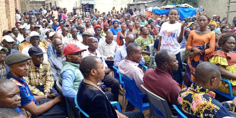 Mobilisation à Kananga avant l'arrivée de Jean Tshisekedi Kabasele 