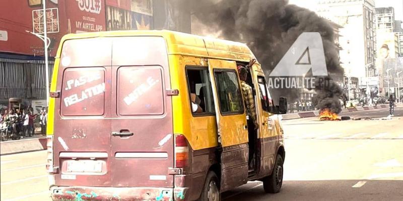 La ville de Kinshasa face aux manifestations contre la guerre du M23/RDF dans le Nord-Kivu