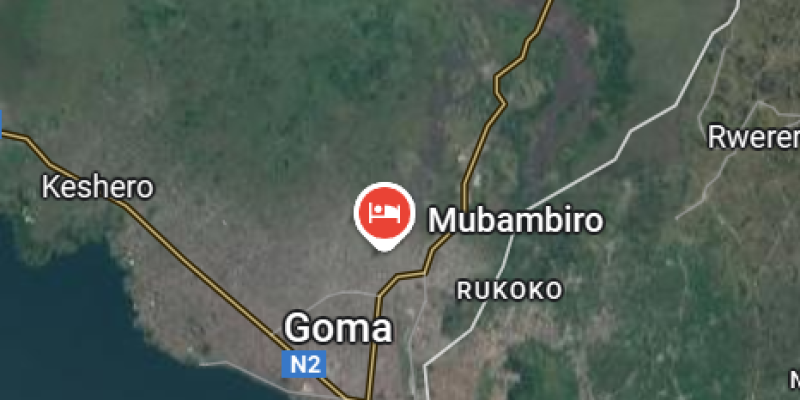 Mubambiro à l'ouest de Goma