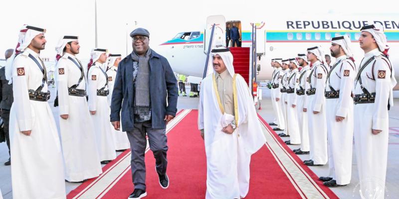 Felix Tshisekedi à Doha