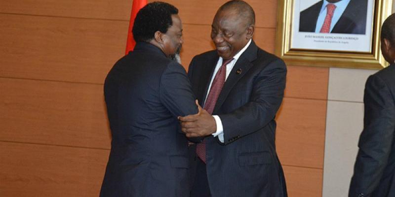 Joseph Kabila et Cyril Ramaphosa