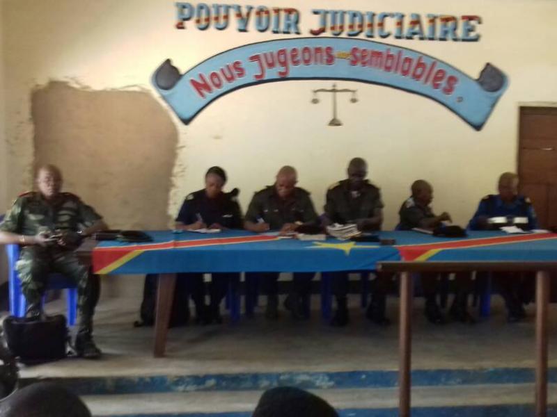 Les juges du tribunal militaire de Kananga