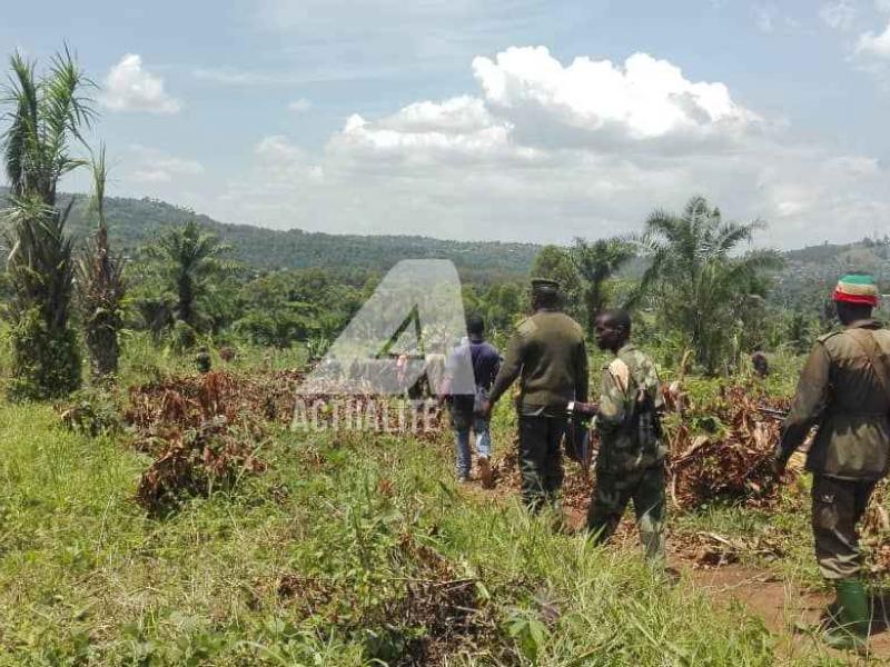 Les FARDC au front dans la périphérie de Beni après affrontements avec des miliciens Mai-Mai ce lundi 22 octobre 2018 (Photo Yassin Kombi/ACTUALITE.CD)