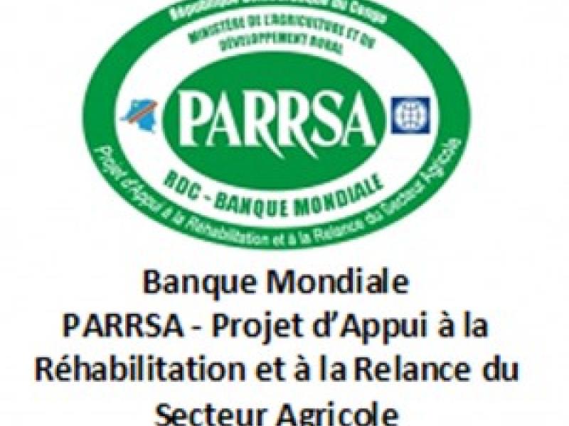 Logo du Projet d'appui à la réhabilitation et à la relance du secteur agricole (PARRSA)