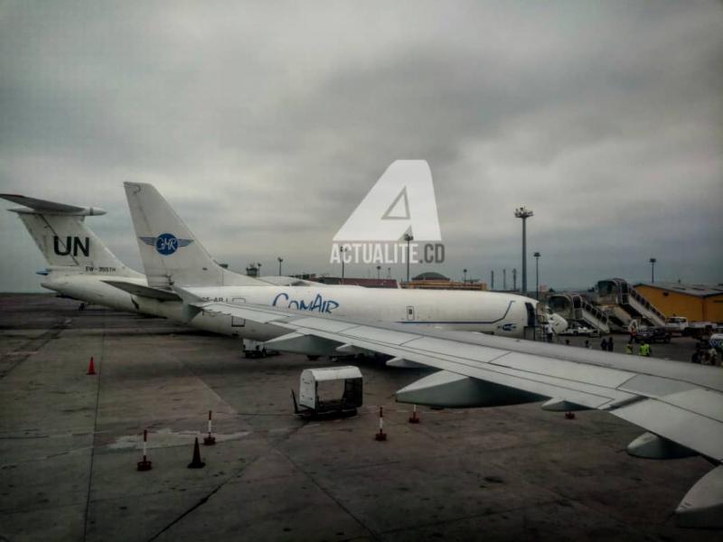 Aéroport de Ndjili (Ph. ACTUALITE.CD)