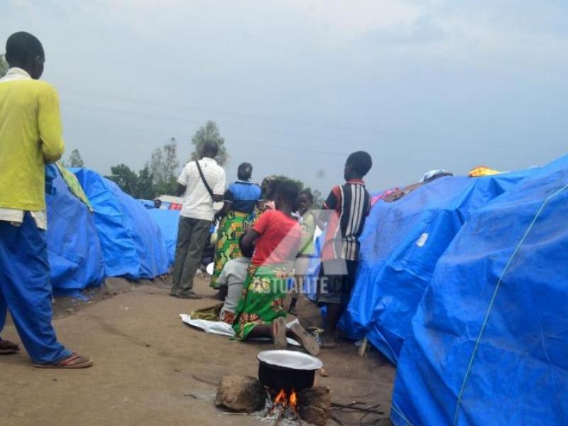 Les déplacés de Djugu dans un camp près de l’hôpital général de référence de Bunia