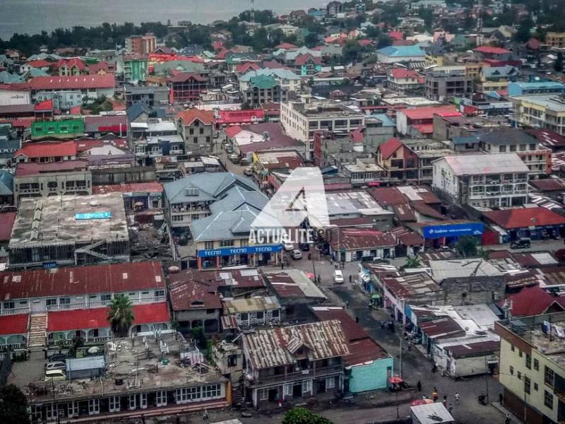 Une vue de Goma (Ph. ACTUALITE.CD)