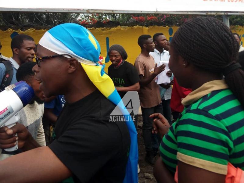 Manifestation de l'Opposition à Goma