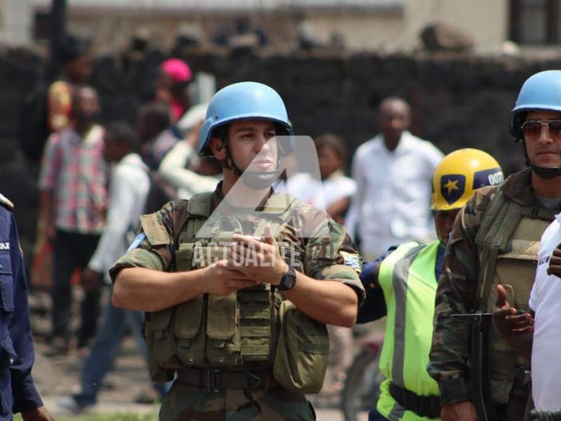 Les casques bleus de la MONUSCO (Ph. ACTUALITE.CD)