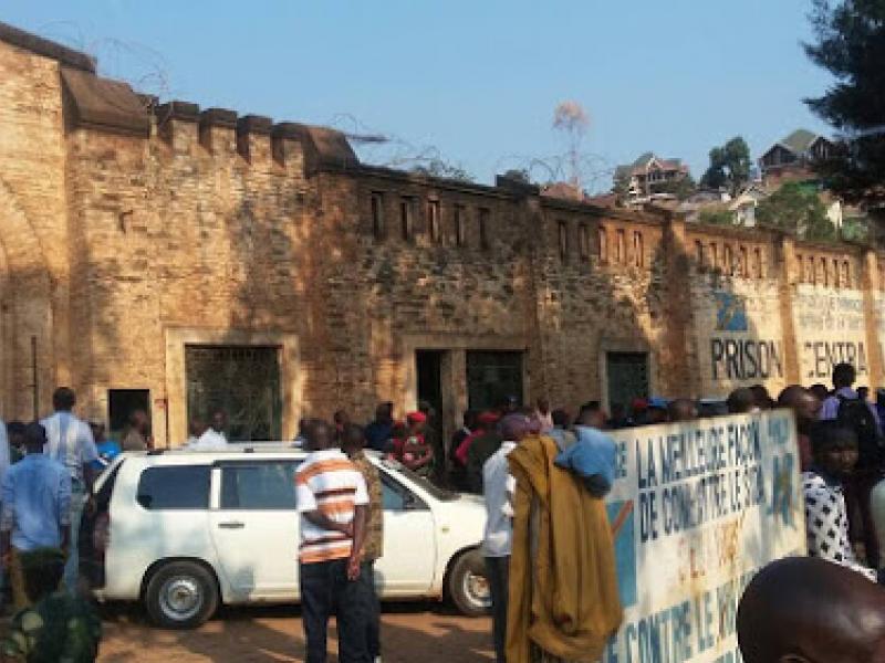 Une vue de la prison centrale de Bukavu, au Sud-Kivu, le 28/07/2017. Radio Okapi/Ph. Emmanuel Elameji.