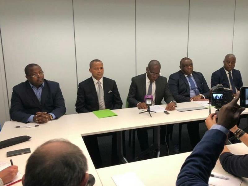 Les leaders de l'opposition, membres de la coalition "Lamuka" avec à sa tête Martin Fayulu/Photo droits tiers