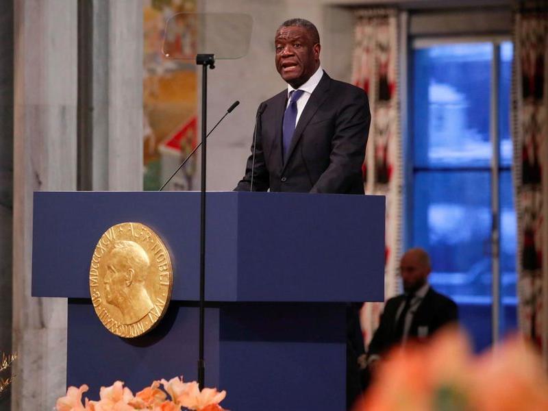 Docteur Denis Mukwege à Oslo, en Norvège