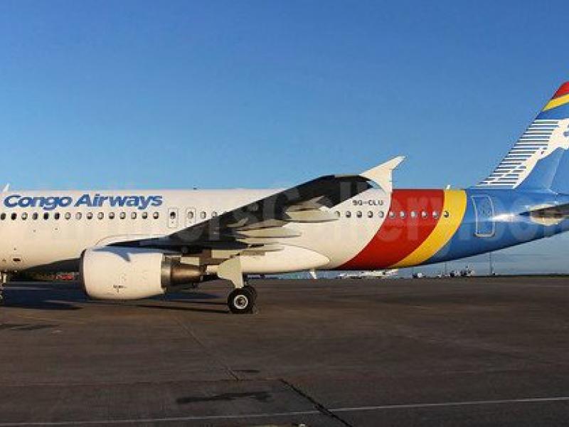 Un avion de Congo Airways