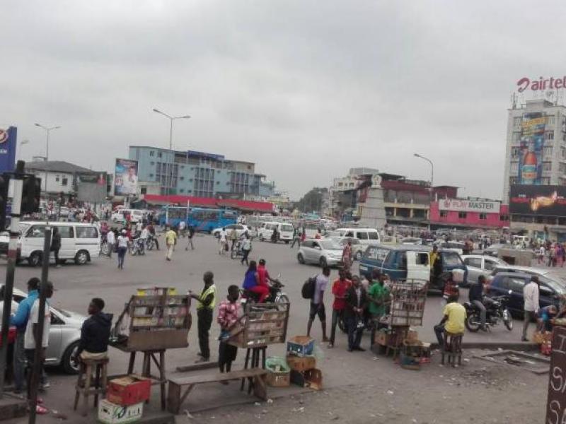 Illustration/le rond-point Victoire à Kinshasa.