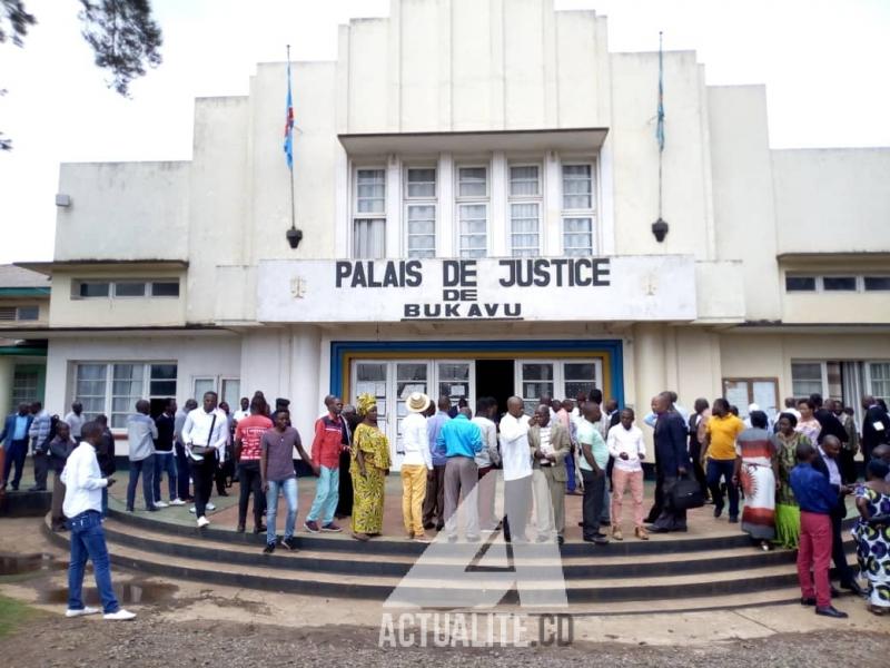 La vue principale du palais de justice de Bukavu/Ph Justin Mwamba ACTUALITE.CD