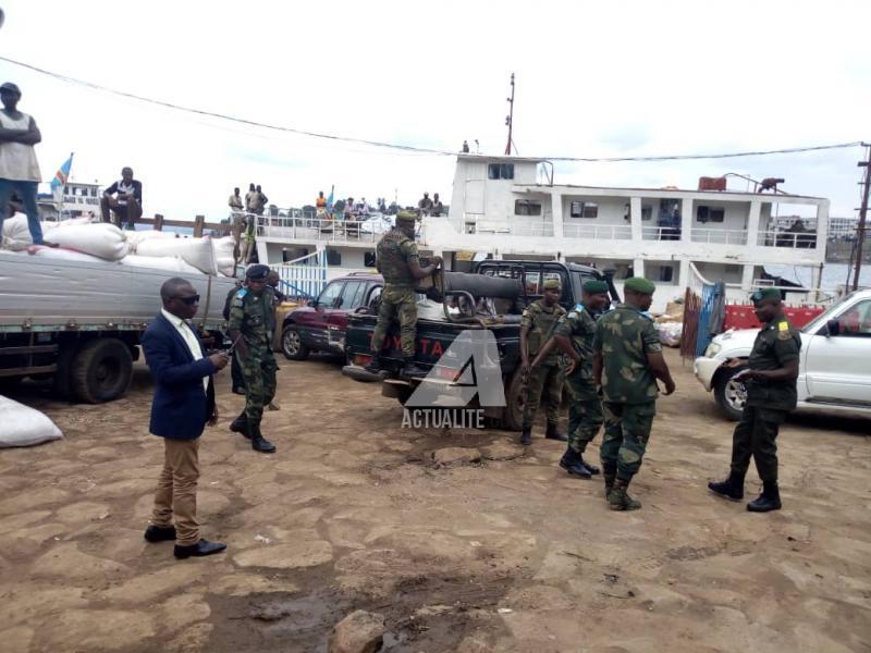 Illustration/Opération de déguerpissement des services illicites au porc public de Bukavu.